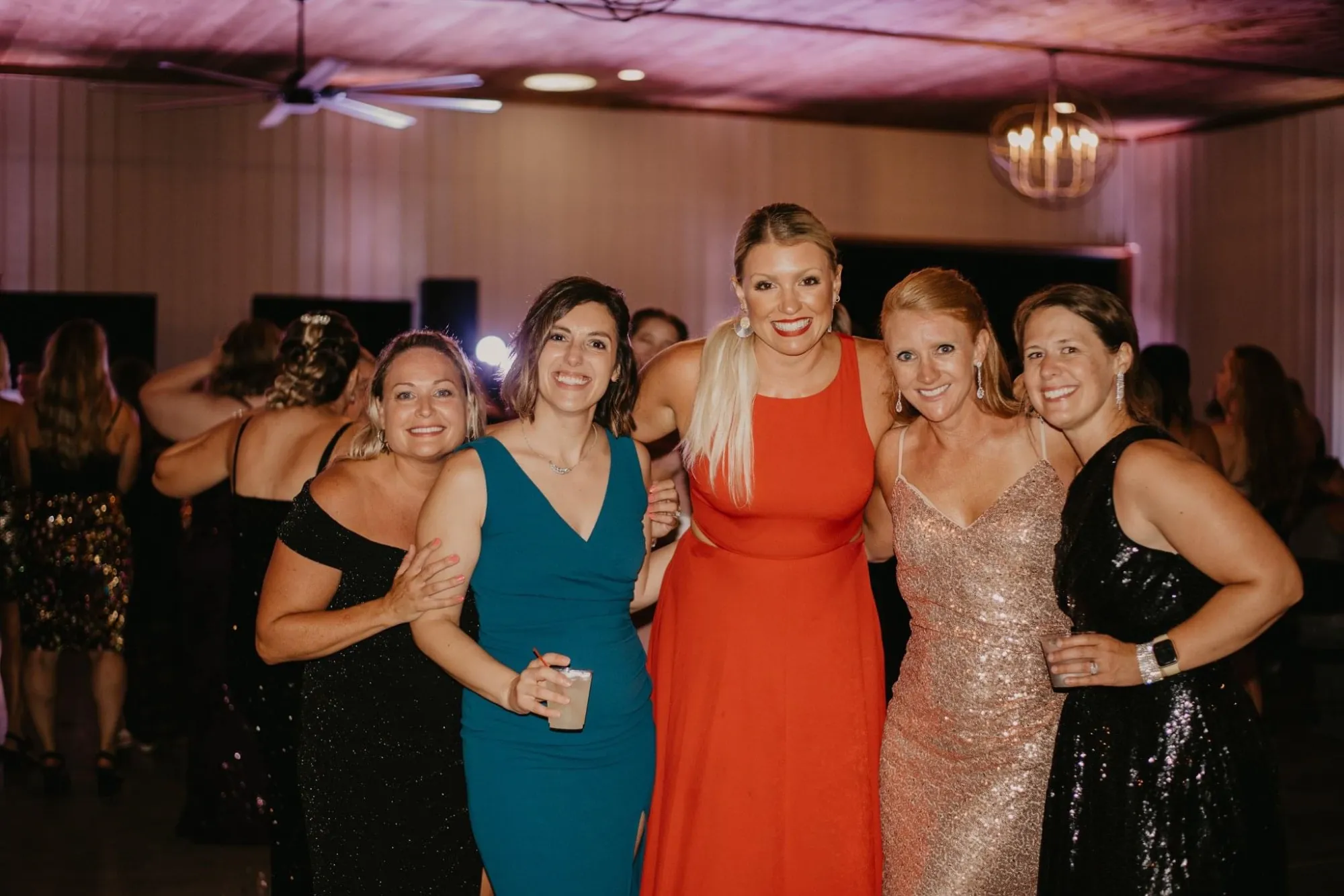 Guests celebrating together at The OT Farms